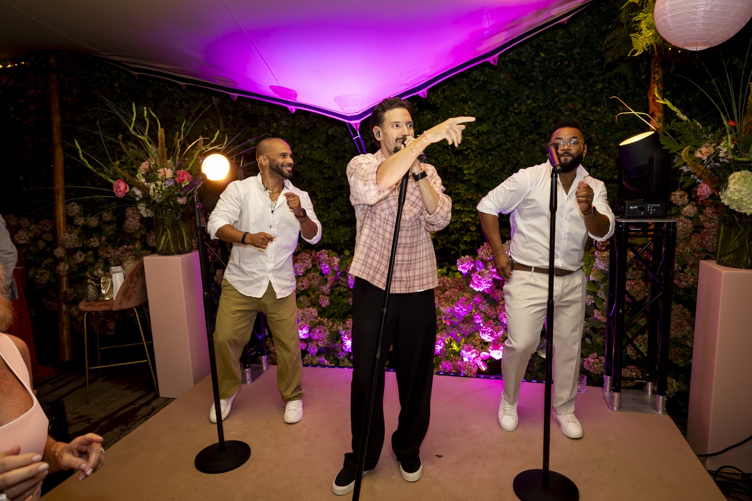 Liveoptreden tijdens een feestelijk event